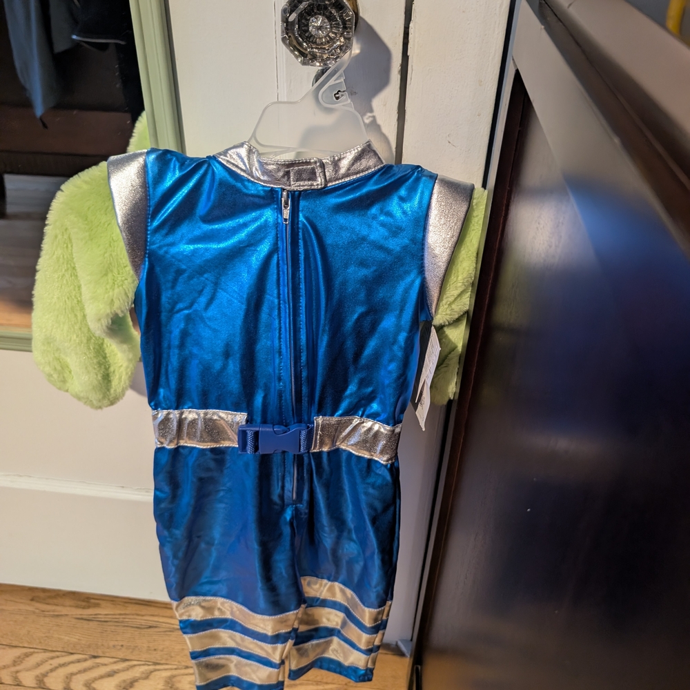 Pottery Barn Kids Blue and Silver Alien Astronaut Costume